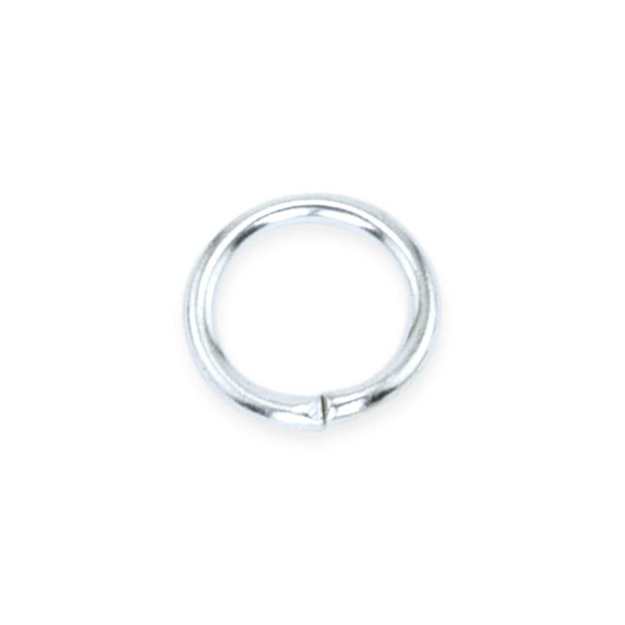 Beadalon&#xAE; Round Silver-Plated Jump Rings, 80ct.